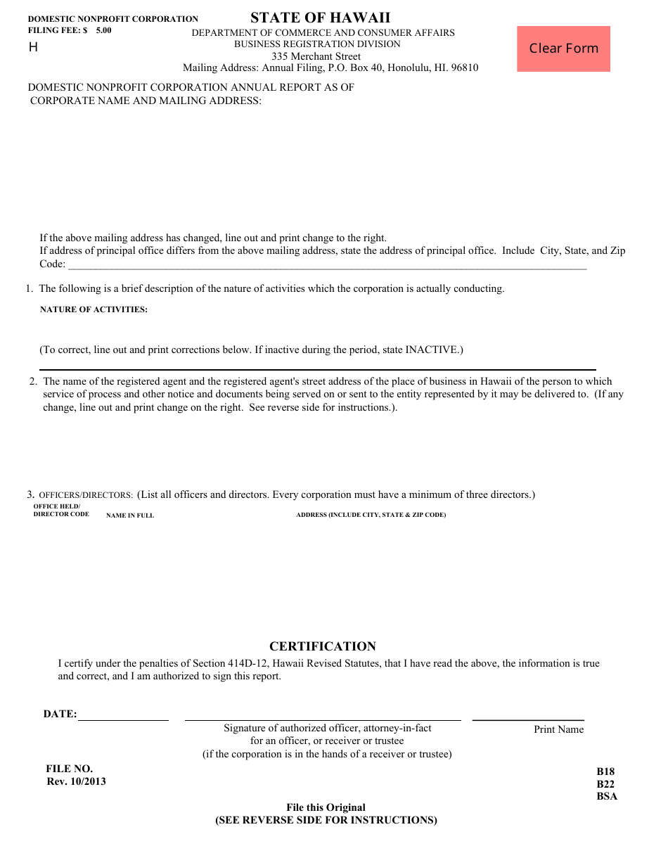 hawaii-domestic-nonprofit-corporation-annual-report-fill-out-sign