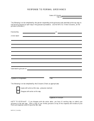 Document preview: Form NPD51 Response to Formal Grievance - Nevada