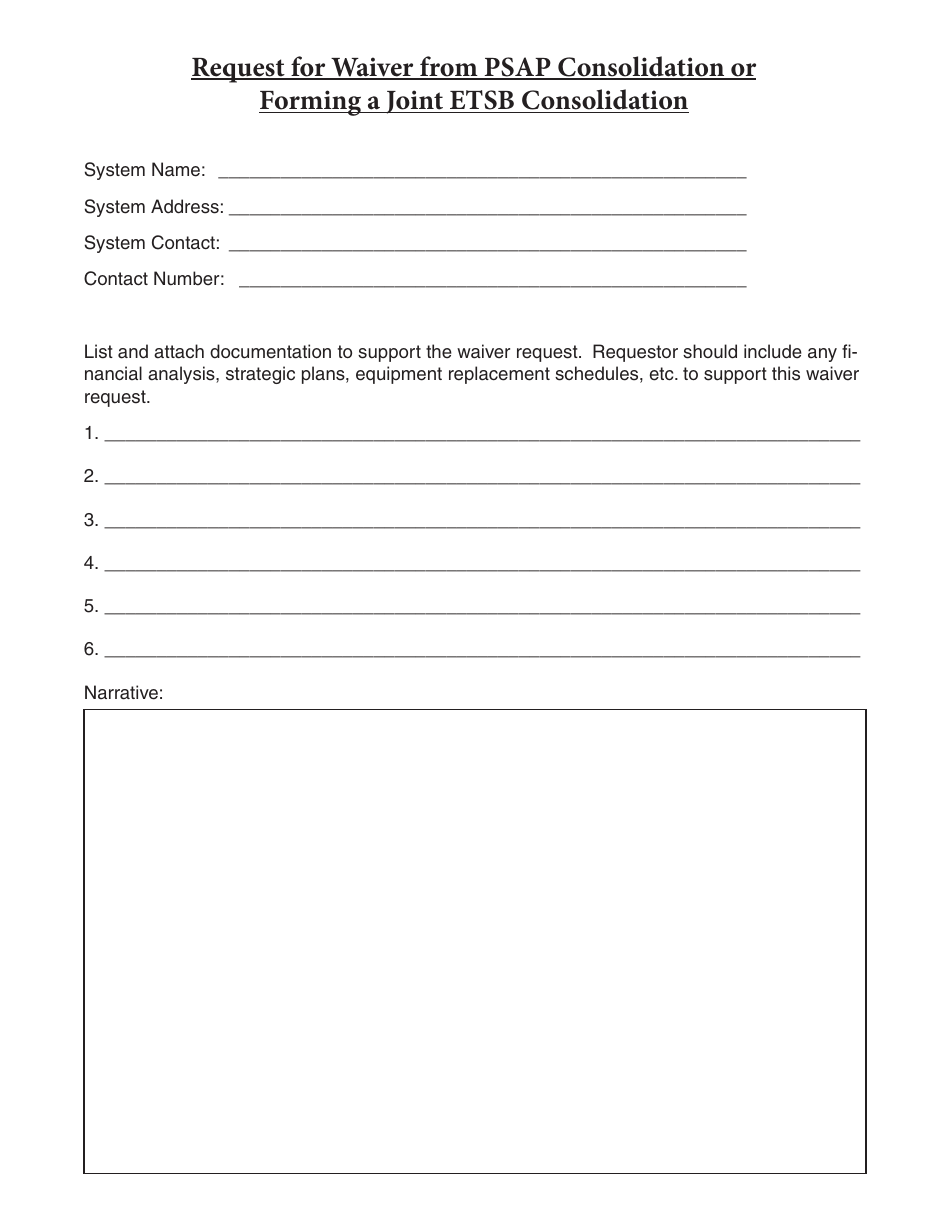 Form ISP7-304 Consolidation Waiver Request - Illinois, Page 5