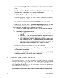 Form ISP2-668 Iafis-Approval to Search Fbi Database by Non-isp Personnel Addendum - Illinois, Page 2