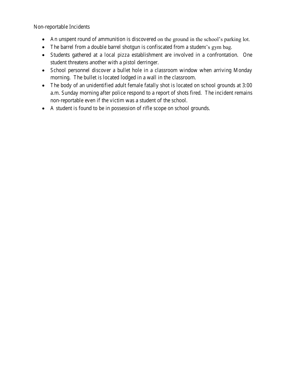 Form ISP-2-421B Monthly School Incidents Form - Uniform Crime Reporting Program - Illinois, Page 7
