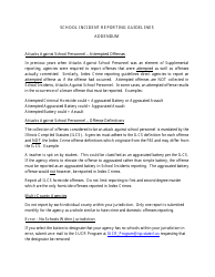 Form ISP-2-421B &quot;Monthly School Incidents Form - Uniform Crime Reporting Program&quot; - Illinois, Page 8