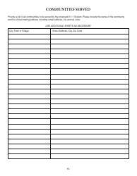 Form ISP7-302 Application for 9-1-1 Consolidation Plan - Illinois, Page 14