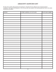 Form ISP7-302 Application for 9-1-1 Consolidation Plan - Illinois, Page 18
