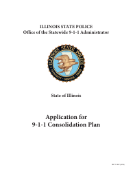 Form ISP7-302 Application for 9-1-1 Consolidation Plan - Illinois