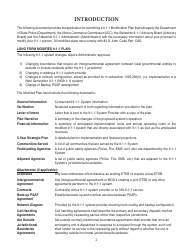 Form ISP7-310 Application for 9-1-1 Modification Plan - Illinois, Page 2
