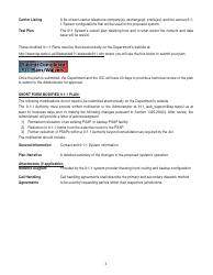 Form ISP7-310 Application for 9-1-1 Modification Plan - Illinois, Page 3