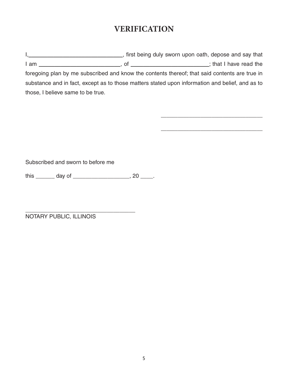 Form ISP7-310 Application for 9-1-1 Modification Plan - Illinois, Page 5
