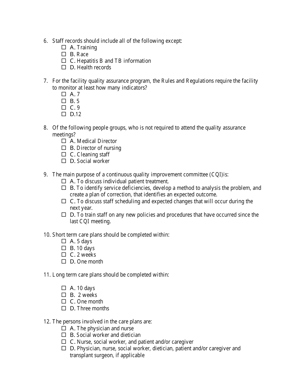 Esrd Post Test - Georgia (United States), Page 2