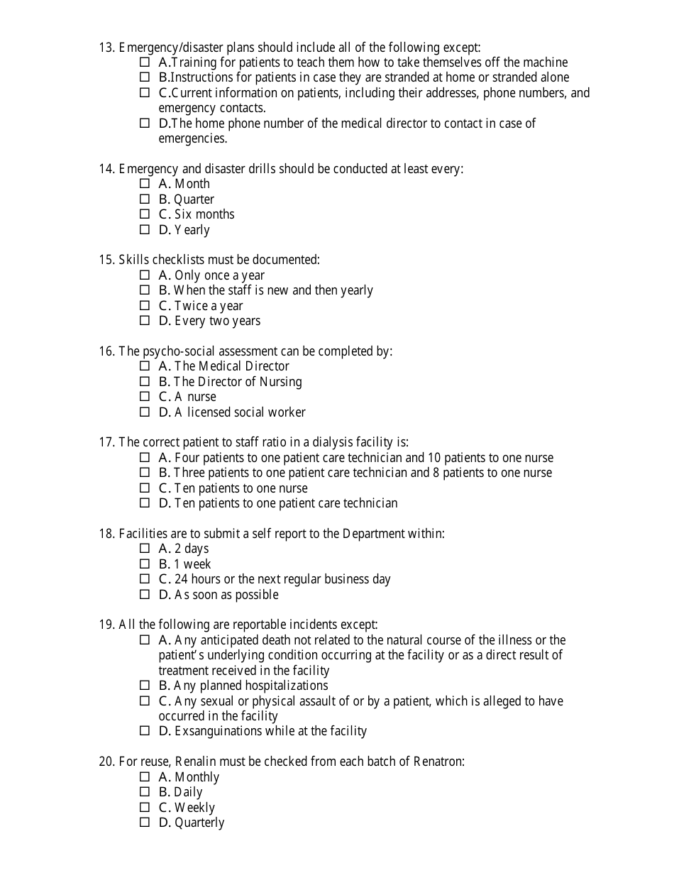 Esrd Post Test - Georgia (United States), Page 3