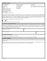 Form MO580-3013 Business Application for a Missouri Controlled Substances Registration - Missouri, Page 5