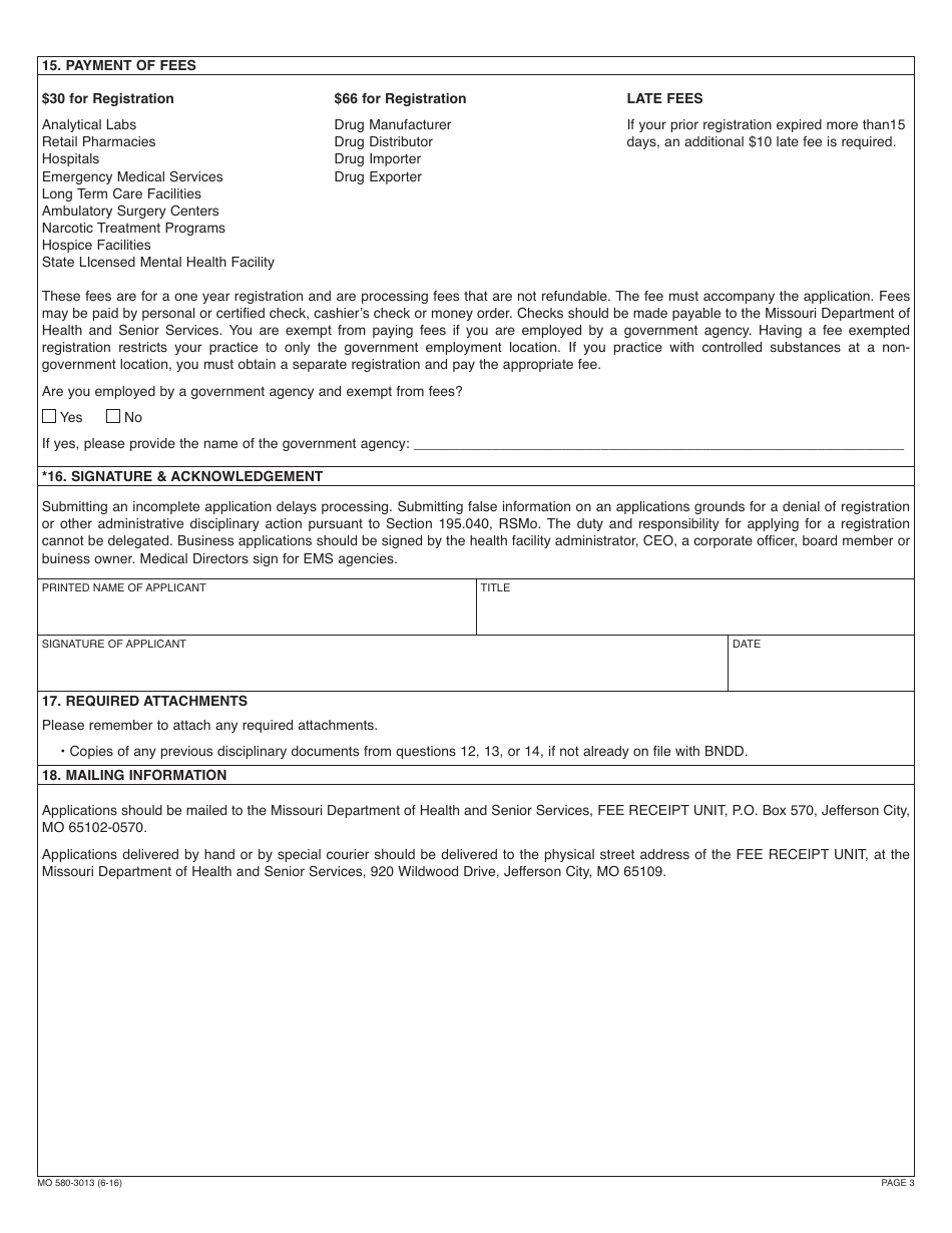Form MO5803013 Fill Out, Sign Online and Download Fillable PDF