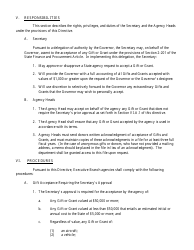 Form DBM-OBA-1-88 &quot;Dbm Gift/Grant Acceptance Form&quot; - Maryland, Page 3