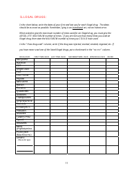 KLEC Form I-2 Pre-employment Polygraph Questionnaire - Kentucky, Page 11