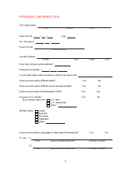 KLEC Form I-2 Pre-employment Polygraph Questionnaire - Kentucky, Page 3