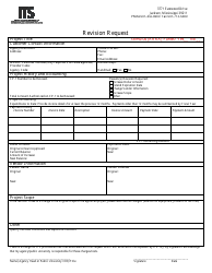 Document preview: Revision Request Form - Mississippi