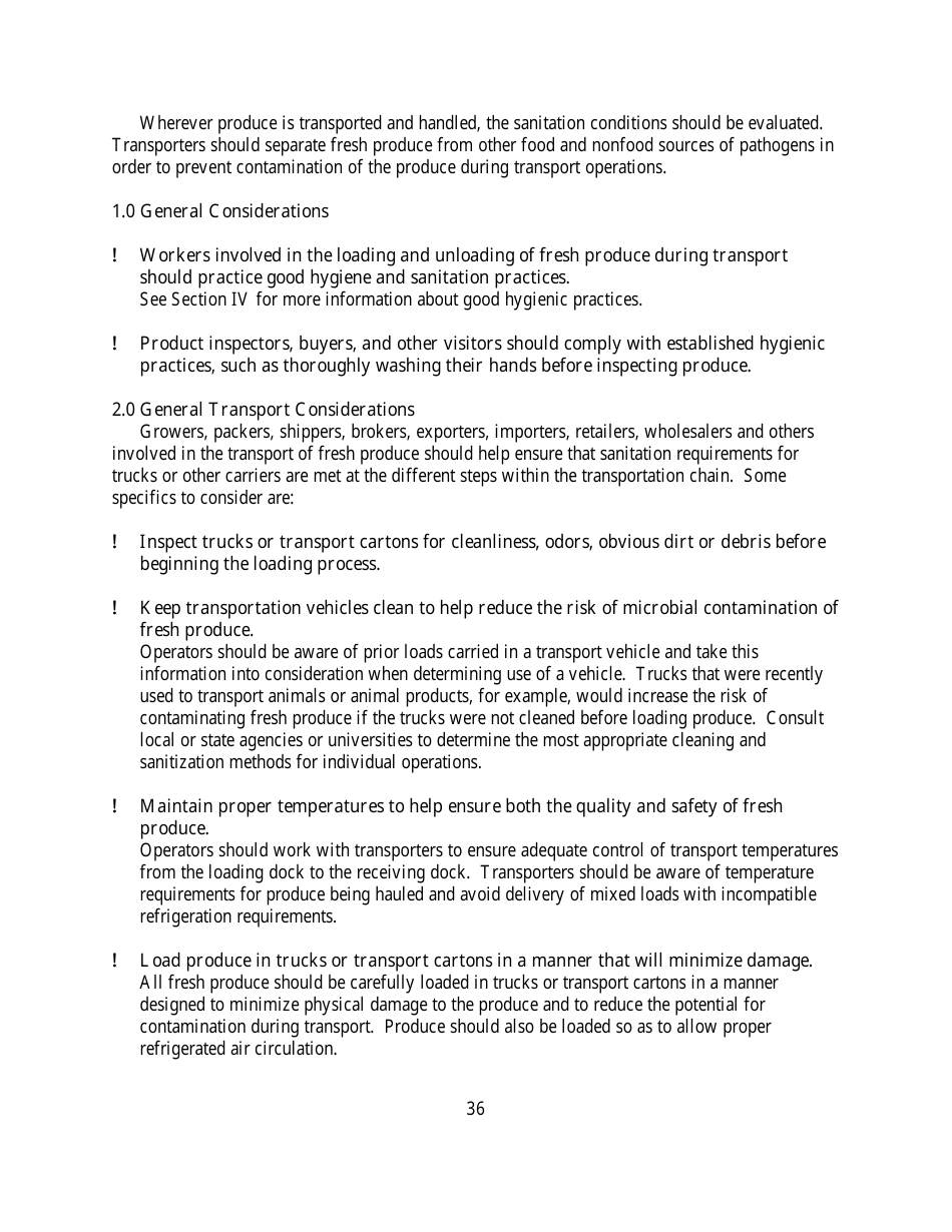 Guide to Minimize Microbial Food Safety Hazards for Fresh Fruits and Vegetables, Page 42