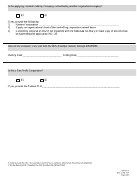 Form 102 (3B) Application for Liquor License Limited Liability Company - Nebraska, Page 4