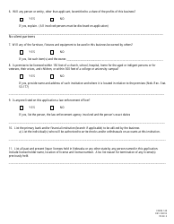 Form 128 Application for Liquor License - Wholesale - Nebraska, Page 6