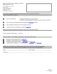 Form 130 Application for Liquor License Microdistillery - Nebraska, Page 3