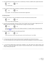 Form 130 Application for Liquor License Microdistillery - Nebraska, Page 6