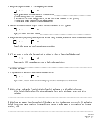 Form 150 Application for Liquor License - Pedal-Pub - Nebraska, Page 5