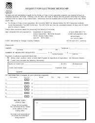 Form AQS-73 &quot;Request for Electronic Microchip&quot; - Hawaii