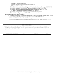 Industrial Radiography Licensing Checklist - Nevada, Page 4
