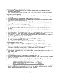 Portable Gauge Licensing Checklist - Nevada, Page 2
