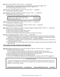 New / Renewal Veterinary License Checklist - Nevada, Page 3