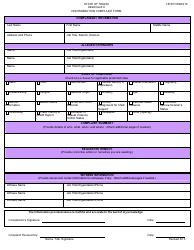 Document preview: HRD Form HRD613 Attachment A Discrimination Complaint Form - Hawaii