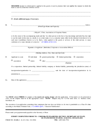 Form MARK-2 Application for Renewal - Maine, Page 2