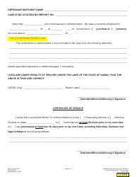 Form 1D-P-1300 Non-hearing Motion to Continue or Advance Court Date - Hawaii, Page 2