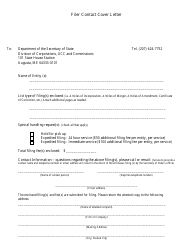 Form MBCA-3-CRA Statement of Appointment or Change - Commercial Clerk - Maine, Page 2