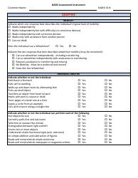 Basis Assessment Instrument - Kansas, Page 4