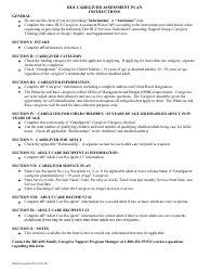 KDADS Form SS-025 Iii-E Caregiver Assessment Plan - Kansas, Page 3