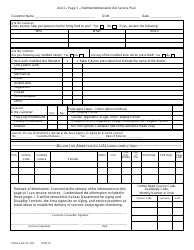 KDADS Form SS-003 Abbreviated Uniform Assessment Instrument - Kansas, Page 3