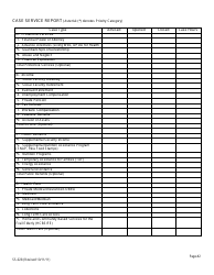 KDADS Form SS-028 Legal Services Reporting Form - Kansas, Page 2