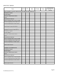 KDADS Form SS-028 Legal Services Reporting Form - Kansas, Page 5