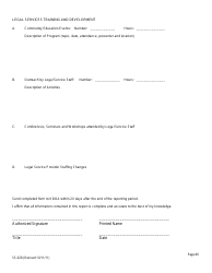 KDADS Form SS-028 Legal Services Reporting Form - Kansas, Page 6