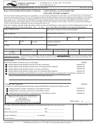 Document preview: Form AG-03312 Bulk Pesticide/Fertilizer Storage - Substantial Alteration - Minnesota