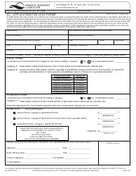 Form AG-00744 Seed Permit Application - Minnesota