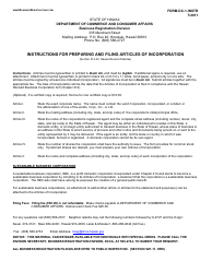 Document preview: Instructions for Form DC-1 Articles of Incorporation - Hawaii