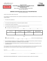 Document preview: Form DC-5 Amended and Restated Articles of Incorporation - Hawaii