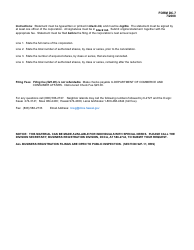 Form DC-7 Statement of Cancellation of Acquired Shares - Hawaii, Page 2