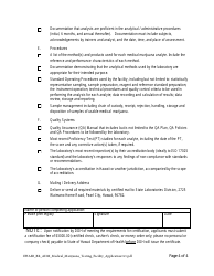 Medical Marijuana Testing Facility Application Form - Hawaii, Page 4