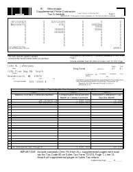 Form 72-325-01-5 Supplemental Prime Contractor Tax Schedule - Mississippi, Page 4