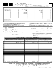 Form 72-325-01-5 Supplemental Prime Contractor Tax Schedule - Mississippi, Page 7