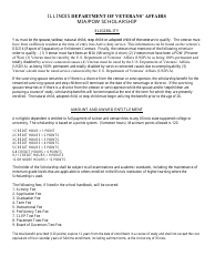 Form IL497-0472 Illinois Mia/Pow Scholarship Application - Illinois, Page 3