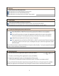 Form CTS-04 Dissolution Questionnaire - Michigan, Page 2